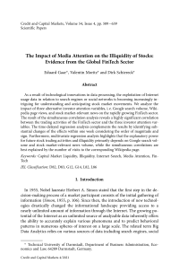 The Impact of Media Attention on the Illiquidity of Stocks: Evidence from the Global FinTech Sector