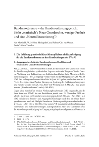 Bundesnotbremse – das Bundesverfassungsgericht bleibt „etatistisch“: Neue Grundrechte, weniger Freiheit und eine „Kontrollinszenierung“?