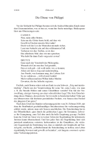 Die Ebene von Philippi