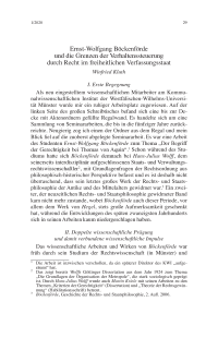 Ernst-Wolfgang Böckenförde und die Grenzen der Verhaltenssteuerung durch Recht im freiheitlichen Verfassungsstaat