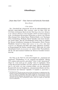 „Staat ohne Gott“ – Eine Antwort auf kritische Einwände