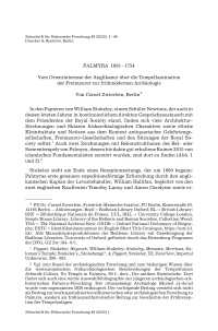 Palmyra 1691 – 1754