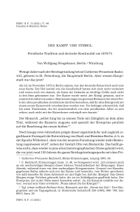 Der Kampf ums Symbol