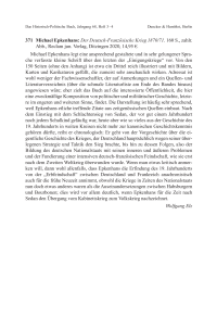 Michael Epkenhans: Der Deutsch-Französische Krieg 1870/71