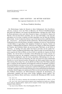 Editorial: Leben schützen – Die Mütter schützen!