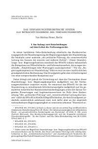 Das verfassungstheoretische System als Betrachtungsebene des Verfassungsrechts