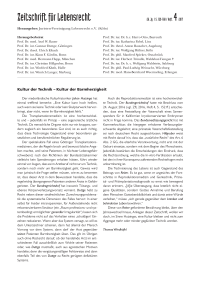 Kultur der Technik – Kultur der Barmherzigkeit