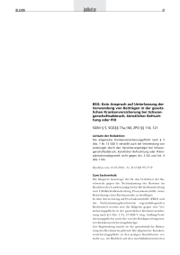 BSG: Kein Anspruch auf Unterlassung der Verwendung von Beiträgen in der gesetzlichen Krankenversicherung bei Schwangerschaftsabbruch, künstlicher Befruchtung oder PID