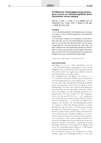 VG München: Gehsteigberatung schwangerer Frauen vor Abtreibungsklinik durch christlichen Verein zulässig