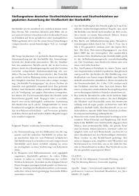 Stellungnahme deutscher Strafrechtslehrerinnen und Strafrechtslehrer zur geplanten Ausweitung der Strafbarkeit der Sterbehilfe