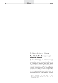 Der „Hirntod“ – die unsicherste Diagnose der Welt