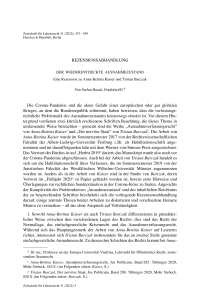 Der wiederentdeckte Ausnahmezustand