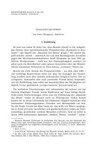 Banalität des Bösen?