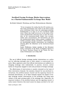 Sterilized Foreign Exchange Market Interventions in a Chartist-Fundamentalist Exchange Rate Model