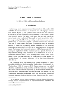 Credit Crunch in Germany?