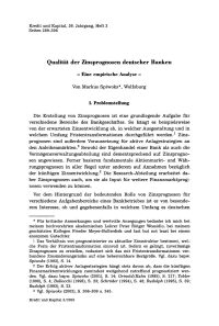 Qualität der Zinsprognosen deutscher Banken