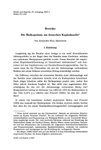 Die Risikoprämie am deutschen Kapitalmarkt