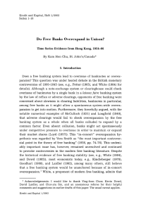Do Free Banks Overexpand in Unison?