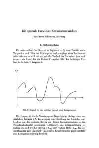 Die optimale Höhe eines Kontokorrentkredites