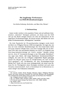 Die langfristige Performance von DAX-Dividendenstrategien