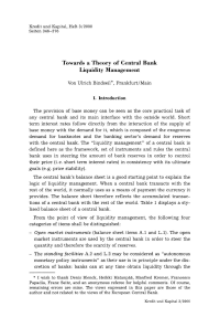 Towards a Theory of Central Bank Liquidity Management