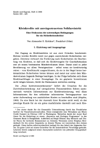 Kleinkredite mit anreizgesteuertem Solidareintritt