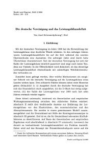 Die deutsche Vereinigung und das Leistungsbilanzdefizit