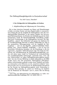 Das Zahlungsbilanzgleichgewicht im Konjunkturverlauf