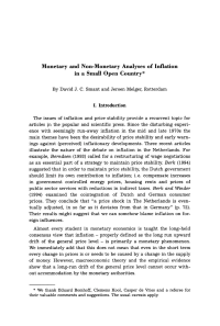 Monetary and Non-Monetary Analyses of Inflation in a Small Open Country