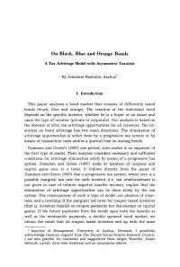 On Black, Blue and Orange Bonds