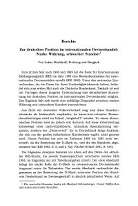 Zur deutschen Position im internationalen Devisenhandel: Starke Währung, schwacher Standort