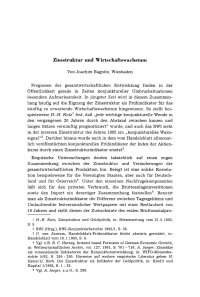 Zinsstruktur und Wirtschaftswachstum