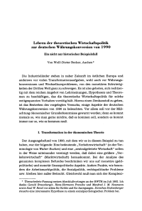 Lehren der theoretischen Wirtschaftspolitik zur deutschen Währungskonversion von 1990