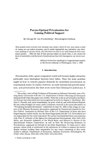 Optimal Privatization for Gaining Political Support