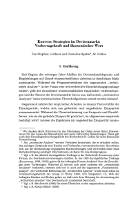 Konvexe Strategien im Devisenmarkt: Vorhersagekraft und ökonomischer Wert