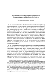 Theorien über Schalterstürme und geeignete Gegenmaßnahmen: Eine kritische Analyse