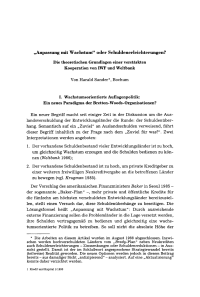 „Anpassung mit Wachstum“ oder Schuldenerleichterungen?