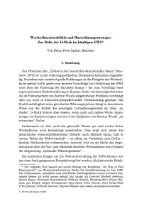 Wechselkursinstabilität und Hartwährungsstrategie: Zur Rolle der D-Mark im künftigen EWS