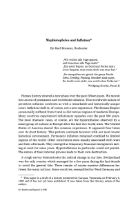 Mephistopheles and Inflation