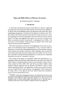 Pigou and Buffer Effects in Monetary Economics