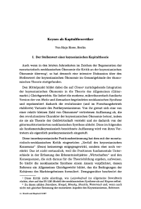 Keynes als Kapitaltheoretiker