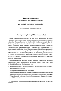 Monetäre Schätzansätze zur Erfassung der Schattenwirtschaft