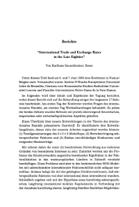 „International Trade and Exchange Rates in the Late Eighties“