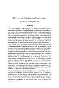 Makroökonomik der Kapitalmangel-Arbeitslosigkeit