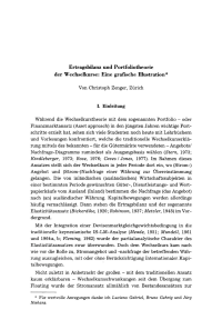 Ertragsbilanz und Portfoliotheorie der Wechselkurse: Eine grafische Illustration