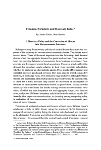 Financial Structure and Monetary Rules