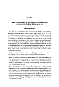 Die Kapitalkostensätze einlagenfinanzierter Kredite bei unterschiedlichem Marktzinsniveau
