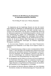 Probleme der Modellierung der Zinsstruktur in makroökonometrischen Modellen