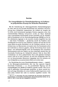 Zur Aussagefähigkeit der Zentralbankgeldmenge als Indikator im geldpolitischen Konzept der Deutschen Bundesbank