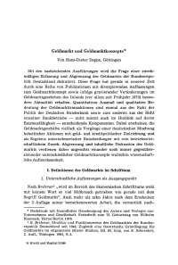 Geldmarkt und Geldmarktkonzepte